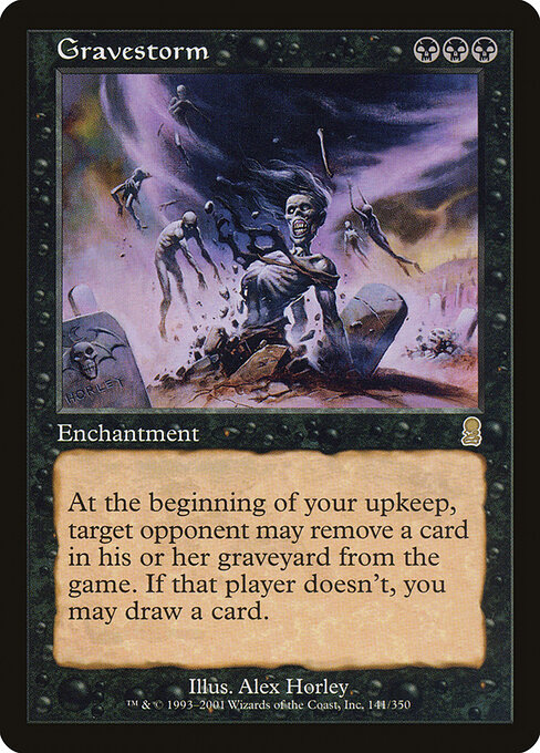 Gravestorm - Odyssey (#141) - Illustrated by Alex Horley-Orlandelli - Magic: The Gathering Card