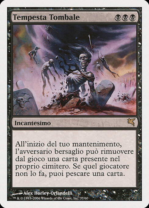 墓所の嵐 (Gravestorm) - Odyssey (#141) - Illustrated by Alex Horley-Orlandelli - Magic: The Gathering Card