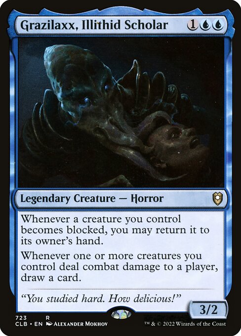 Grazilaxx, Illithid Scholar - Commander Legends: Battle for Baldur's Gate Magic card