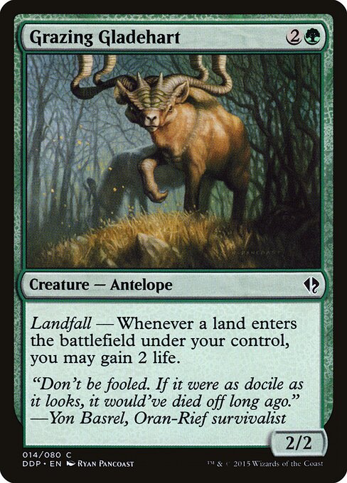 Cervo delle Radure al Pascolo (Grazing Gladehart) - Commander 2013 (#147) - Illustrated by Ryan Pancoast - Magic: The Gathering Card