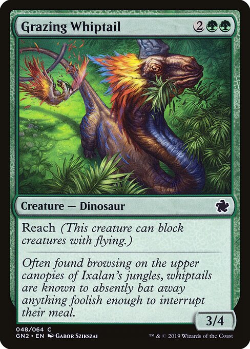 Grazing Whiptail - Game Night 2019 Magic card
