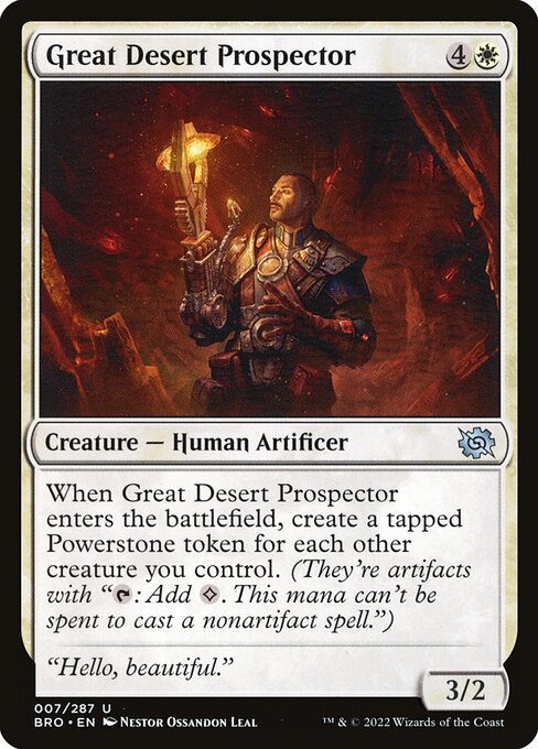 Great Desert Prospector - The Brothers' War Magic card