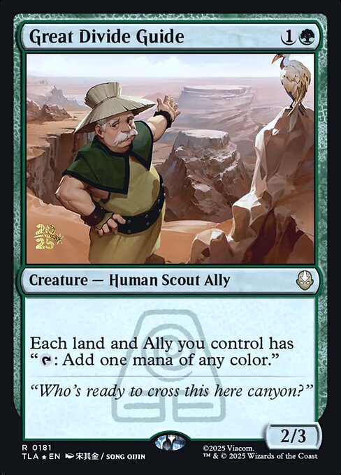 Great Divide Guide - Avatar: The Last Airbender Promos (#181s) - Illustrated by Song Qijin - Magic: The Gathering Card