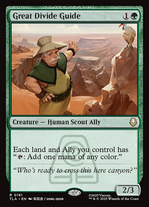 Great Divide Guide - Avatar: The Last Airbender (#181) - Illustrated by Song Qijin - Magic: The Gathering Card