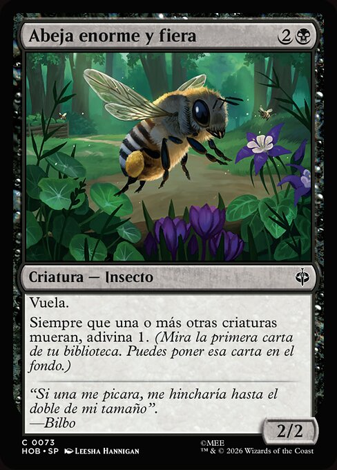 Great Fierce Bee