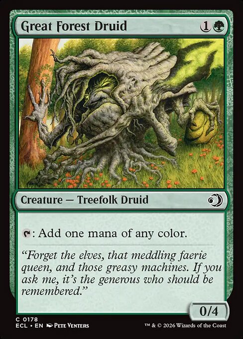 Great Forest Druid - Lorwyn Eclipsed Magic card