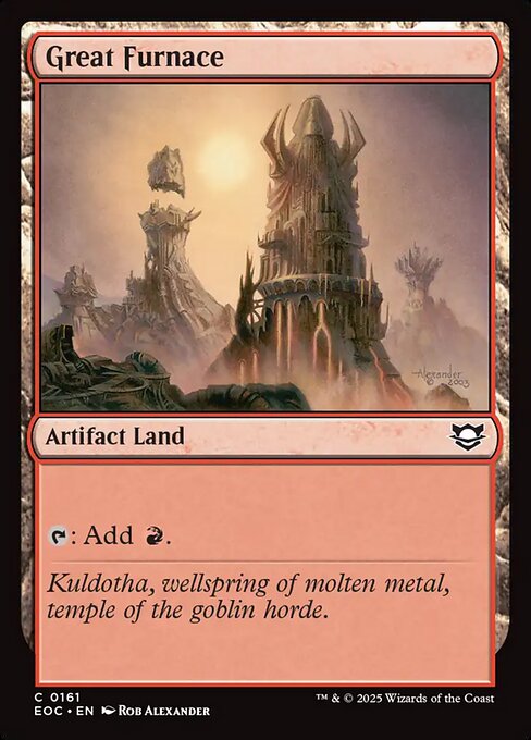 Great Furnace - Edge of Eternities Commander Magic card