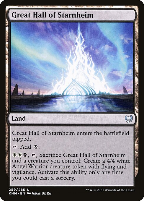 Great Hall of Starnheim - Kaldheim Magic card