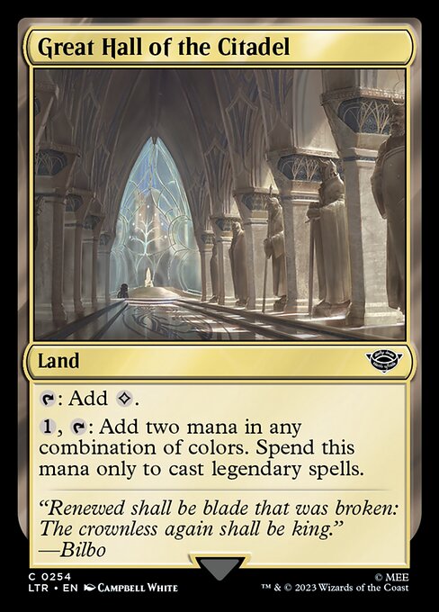 Great Hall of the Citadel - The Lord of the Rings: Tales of Middle-earth Magic card