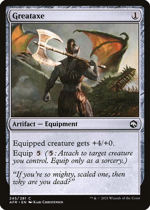 Greataxe - Adventures in the Forgotten Realms Magic card
