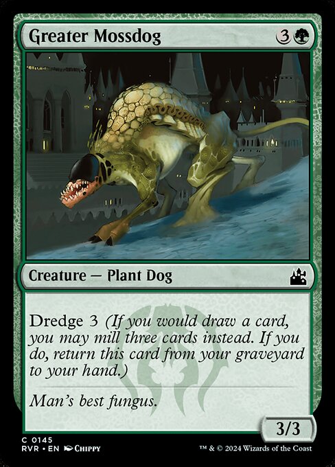 Greater Mossdog - Ravnica Remastered Magic card