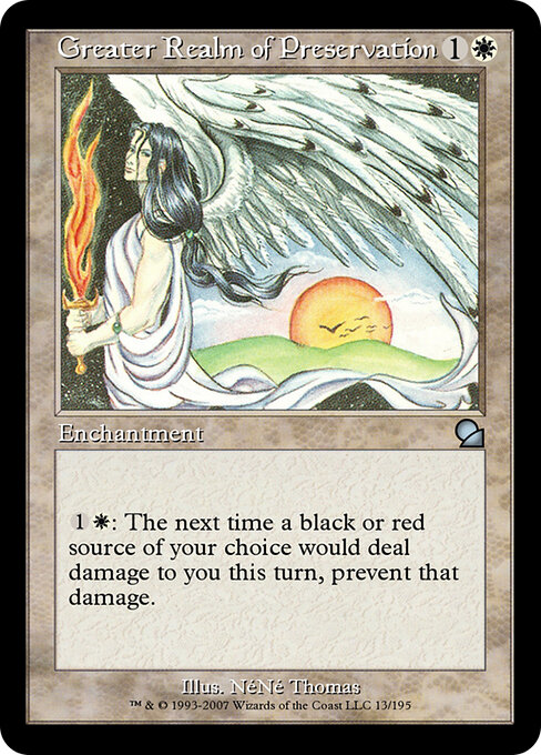Greater Realm of Preservation - Masters Edition Magic card