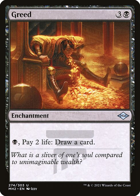 Greed - Modern Horizons 2 Magic card