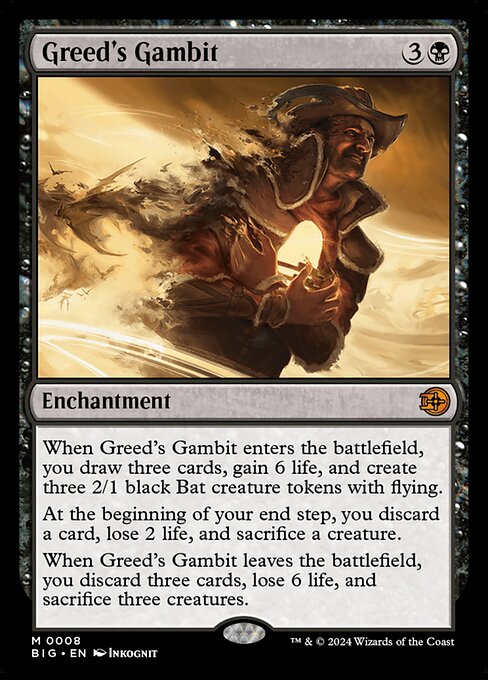 Greed's Gambit - The Big Score Magic card
