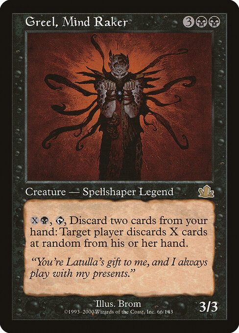 Greel, Mind Raker - Prophecy Magic card