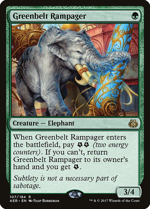 Greenbelt Rampager - Aether Revolt Magic card