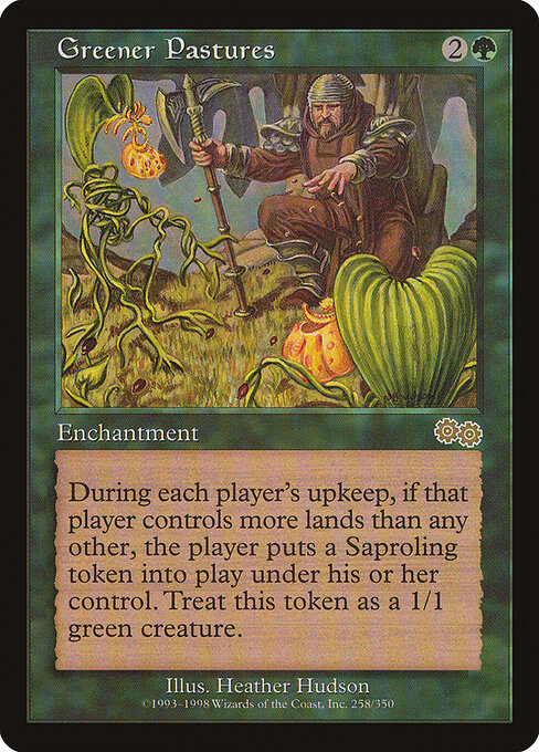 Greener Pastures - Urza's Saga Magic card