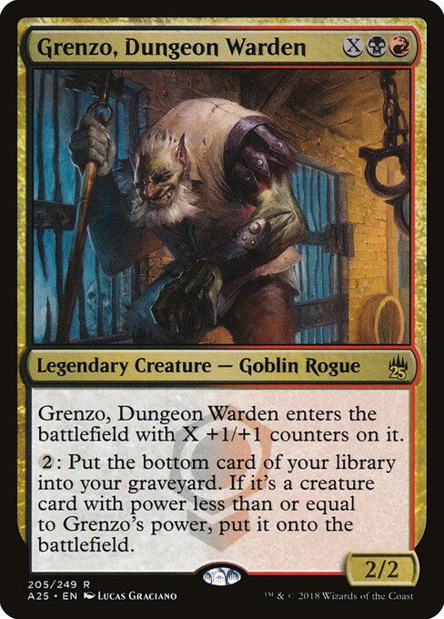 Grenzo, Dungeon Warden - Masters 25 Magic card