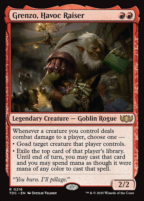 Grenzo, Havoc Raiser - Tarkir: Dragonstorm Commander Magic card