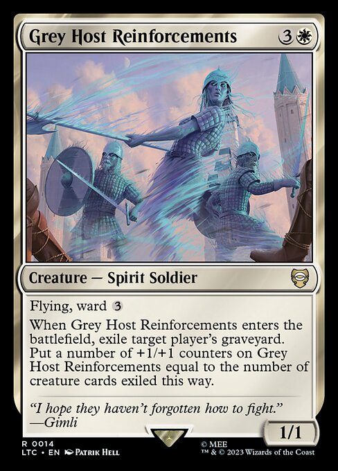 Grey Host Reinforcements - Tales of Middle-earth Commander Magic card