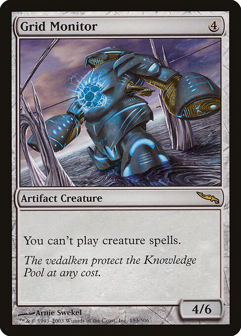 Grid Monitor - Mirrodin Magic card