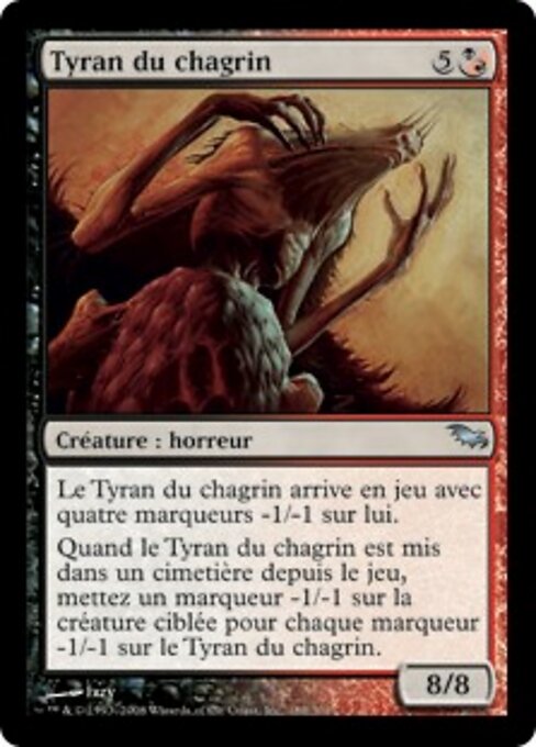 Гореносный Тиран (Grief Tyrant) - Shadowmoor (#189) - Illustrated by Izzy - Magic: The Gathering Card