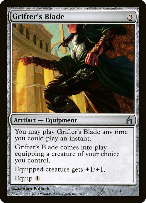 Grifter's Blade - Ravnica: City of Guilds Magic card