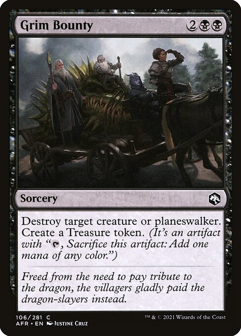 Grim Bounty - Adventures in the Forgotten Realms Magic card