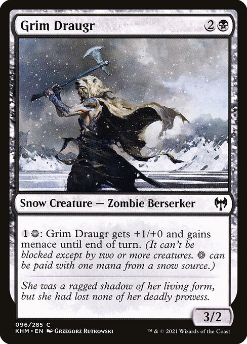 Grim Draugr - Kaldheim Magic card