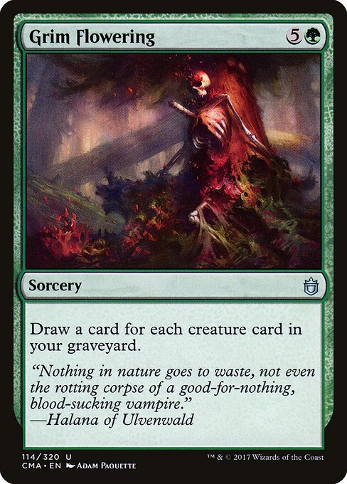 Grim Flowering - Commander Anthology Magic card
