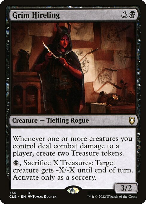 Grim Hireling - Commander Legends: Battle for Baldur's Gate Magic card