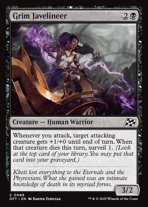 Grim Javelineer - Aetherdrift Magic card
