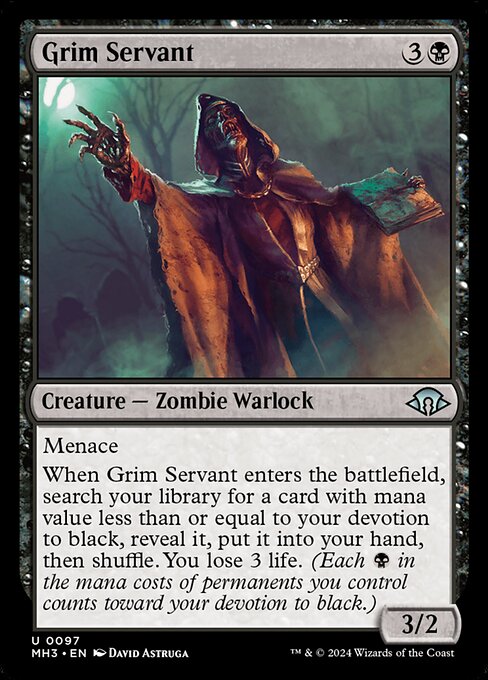 Grim Servant - Modern Horizons 3 Magic card