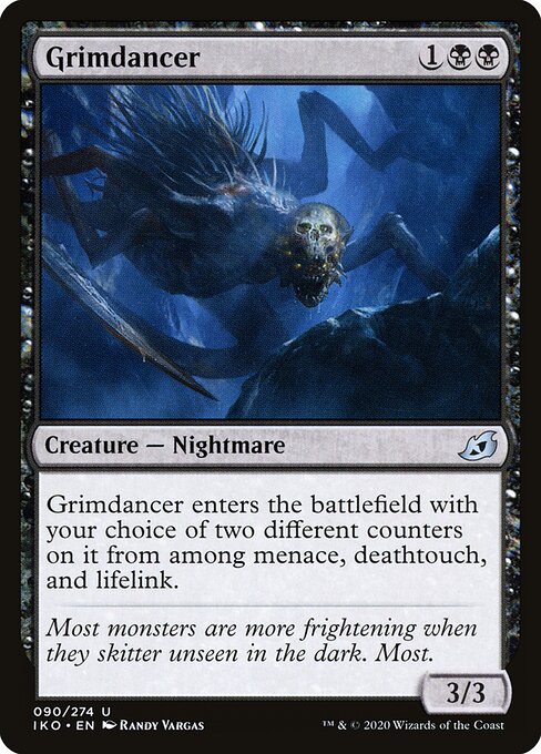 Grimdancer - Ikoria: Lair of Behemoths (#90) - Illustrated by Randy Vargas - Magic: The Gathering Card