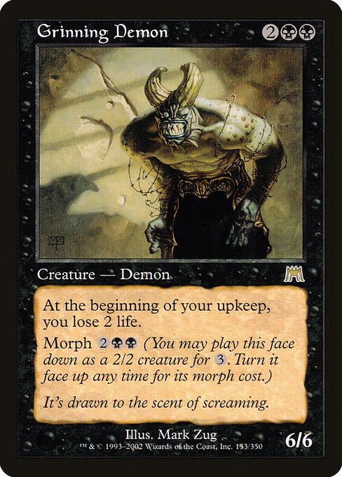 Grinning Demon - Onslaught Magic card