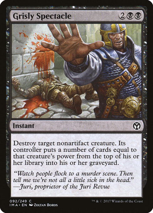 Grisly Spectacle - Iconic Masters Magic card