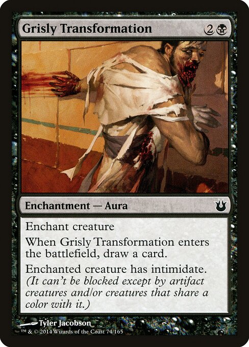 Grisly Transformation - Born of the Gods Magic card
