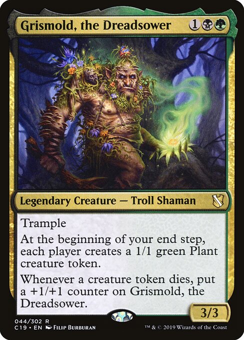 Grismold, the Dreadsower - Commander 2019 Magic card