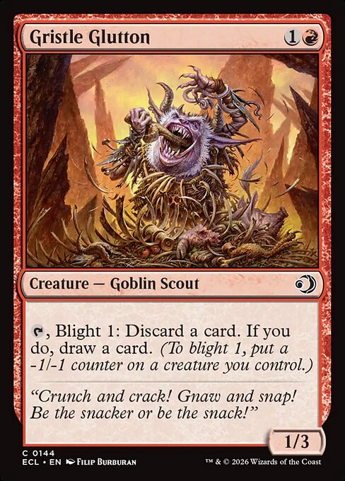 Gristle Glutton - Lorwyn Eclipsed Magic card