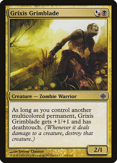 Grixis Grimblade - Alara Reborn Magic card