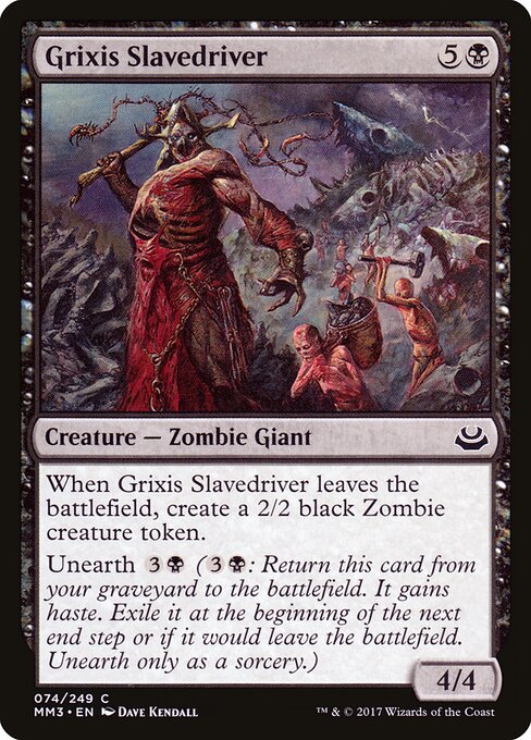 Grixis Slavedriver - Modern Masters 2017 Magic card