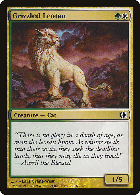 Grizzled Leotau - Alara Reborn Magic card