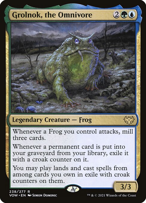 Grolnok, the Omnivore - Innistrad: Crimson Vow Magic card
