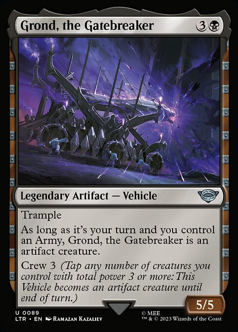 Grond, the Gatebreaker - The Lord of the Rings: Tales of Middle-earth Magic card