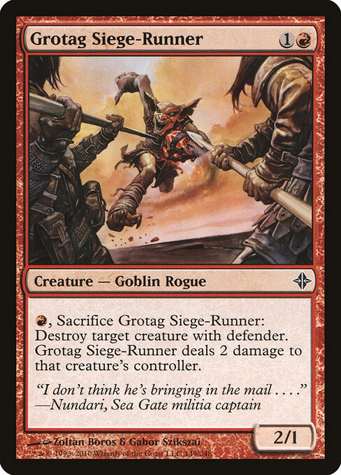 Grotag Siege-Runner - Rise of the Eldrazi Magic card