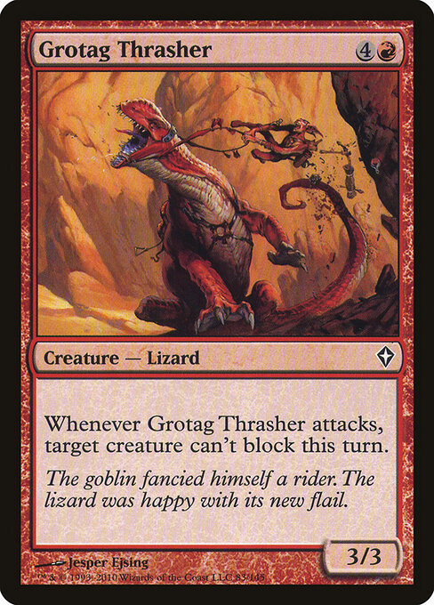 Grotag Thrasher - Worldwake Magic card