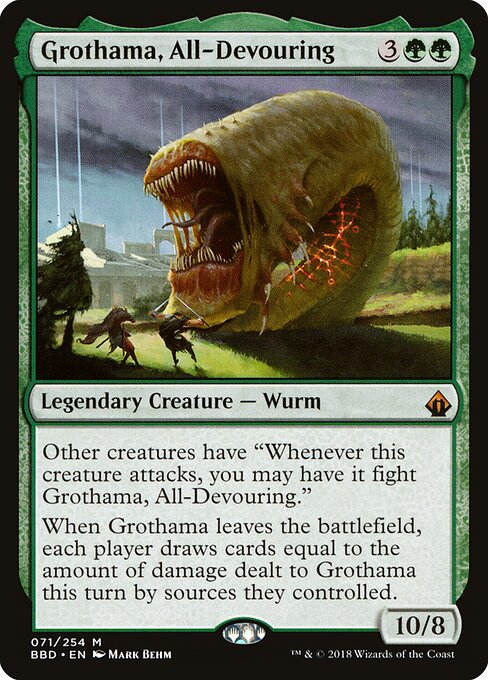 Grothama, All-Devouring - Battlebond (#71) - Illustrated by Mark Behm - Magic: The Gathering Card