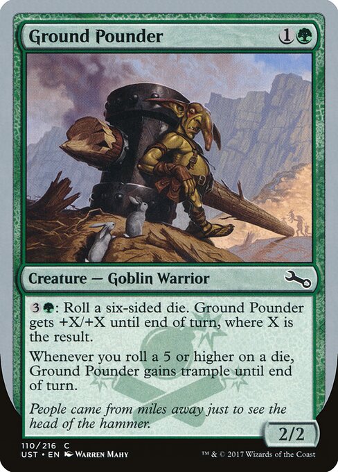 Ground Pounder - Unstable Magic card