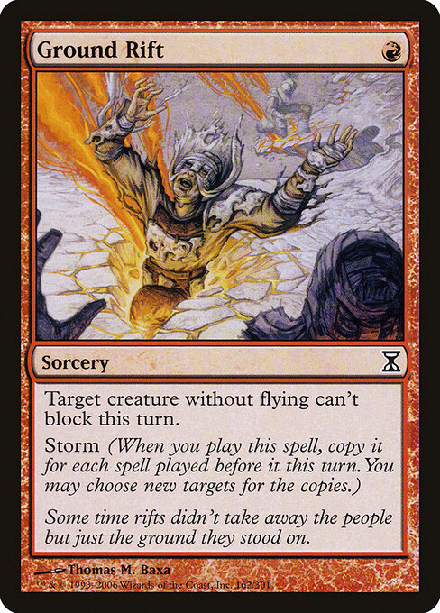 Ground Rift - Time Spiral Magic card