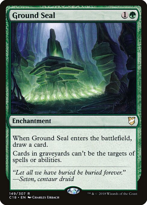 Ground Seal - Commander 2018 (#149) - Illustrated by Charles Urbach - Magic: The Gathering Card